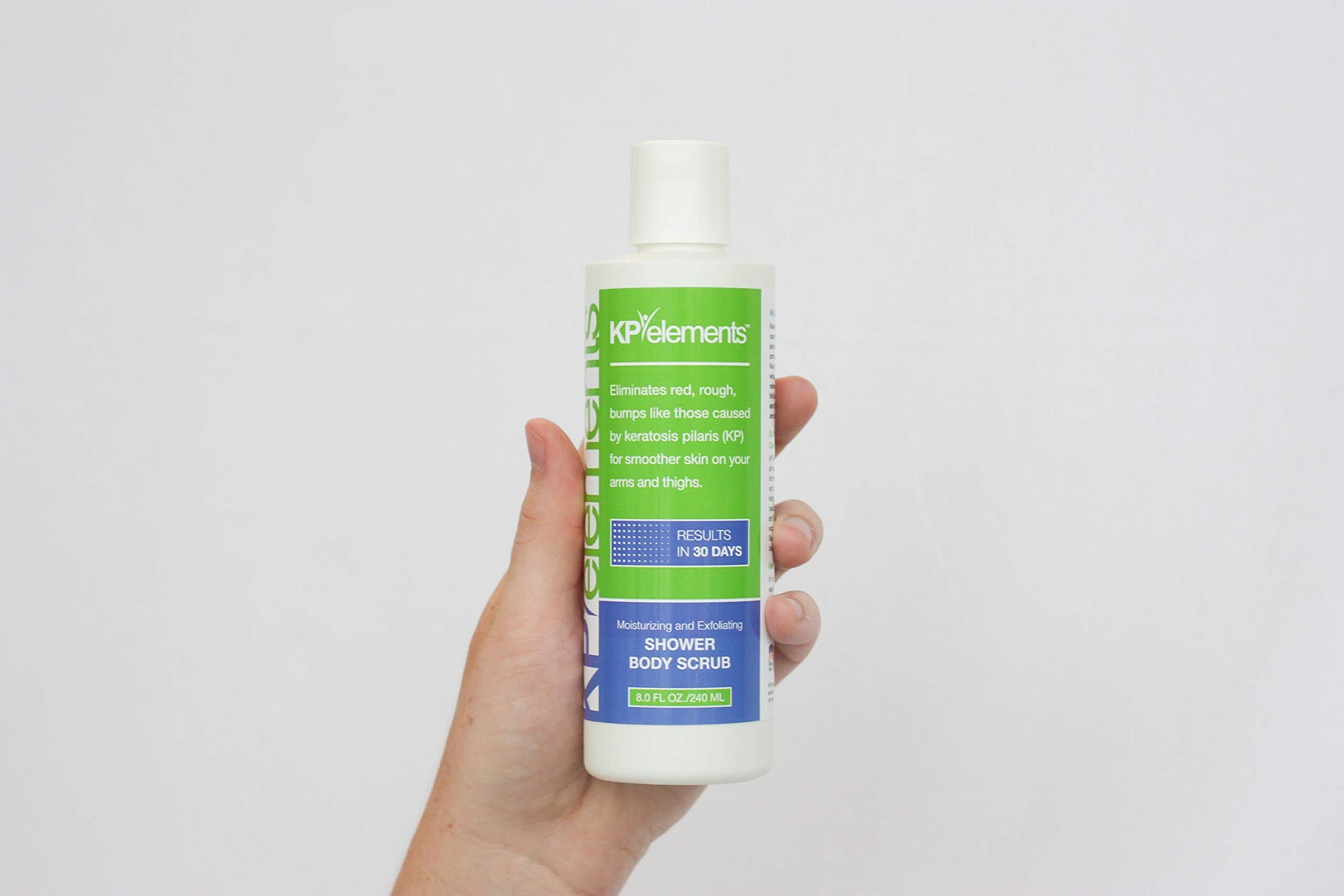 KP Elements Body Scrub - Keratosis Pilaris Treatment - Clear up Red Bumps on Your Arms and Thighs by combining this KP Scrub with Our KP Treatment Cream (1)