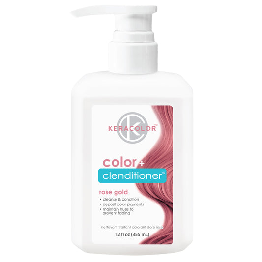 Keracolor - Acondicionador Color Plus, oro rosa, 12 onzas