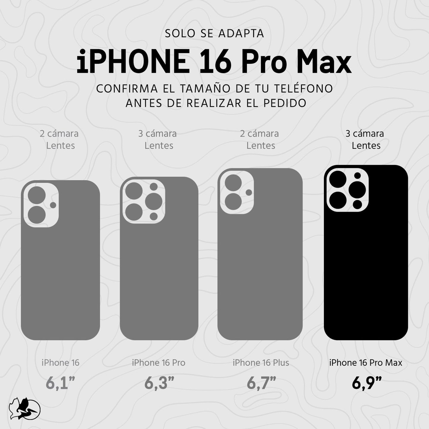Estuche para iPhone 16 Pro MAX Pelican Carbono Compatible con MagSafe y Funda con Clip para Cinturón