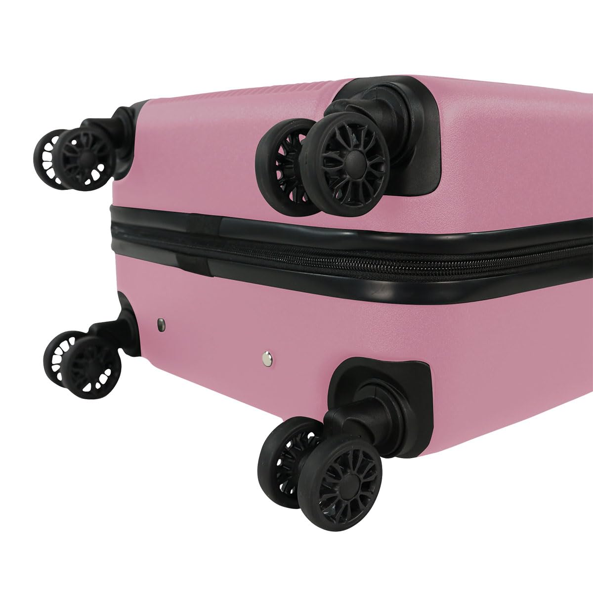 Bagiau Maleta de viaje carry on 20" rígida con 8 ruedas y candado integrado - Color rosa