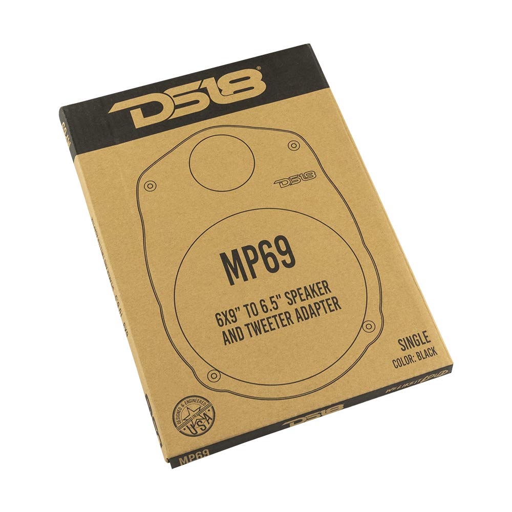 DS18 MP69 Abs de alta densidad 6x9 a 2 vías, 1 x 6.5 y 1 adaptador de tweeters (individual)