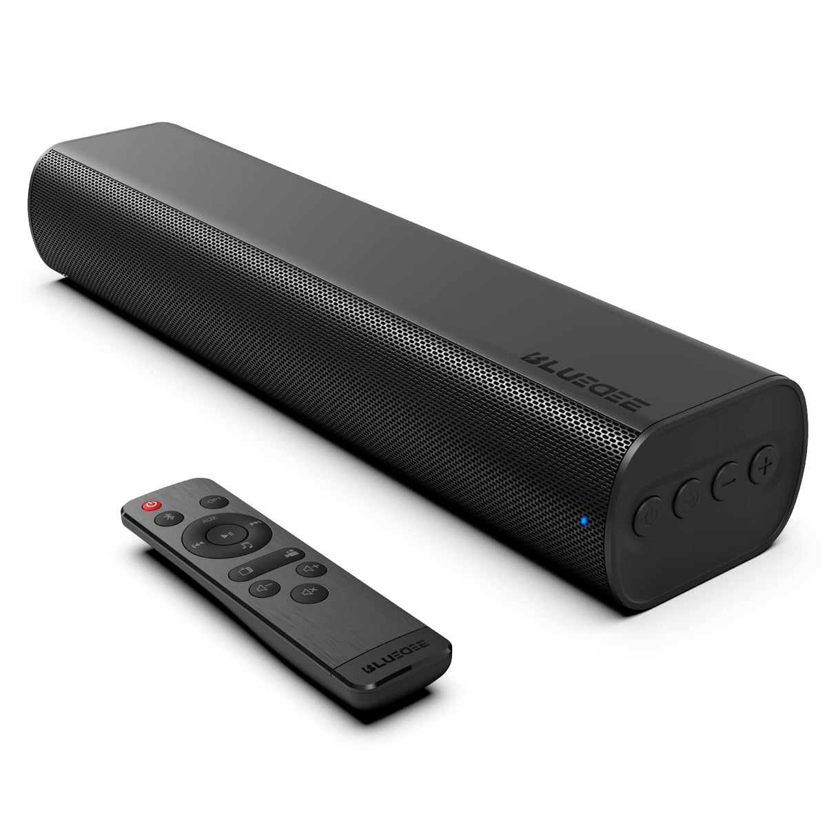 Barra de Sonido Cinematográfica con Bluetooth y Graves Impactantes para TV de 16 Pulgadas con Control Remoto y Montaje en Pared