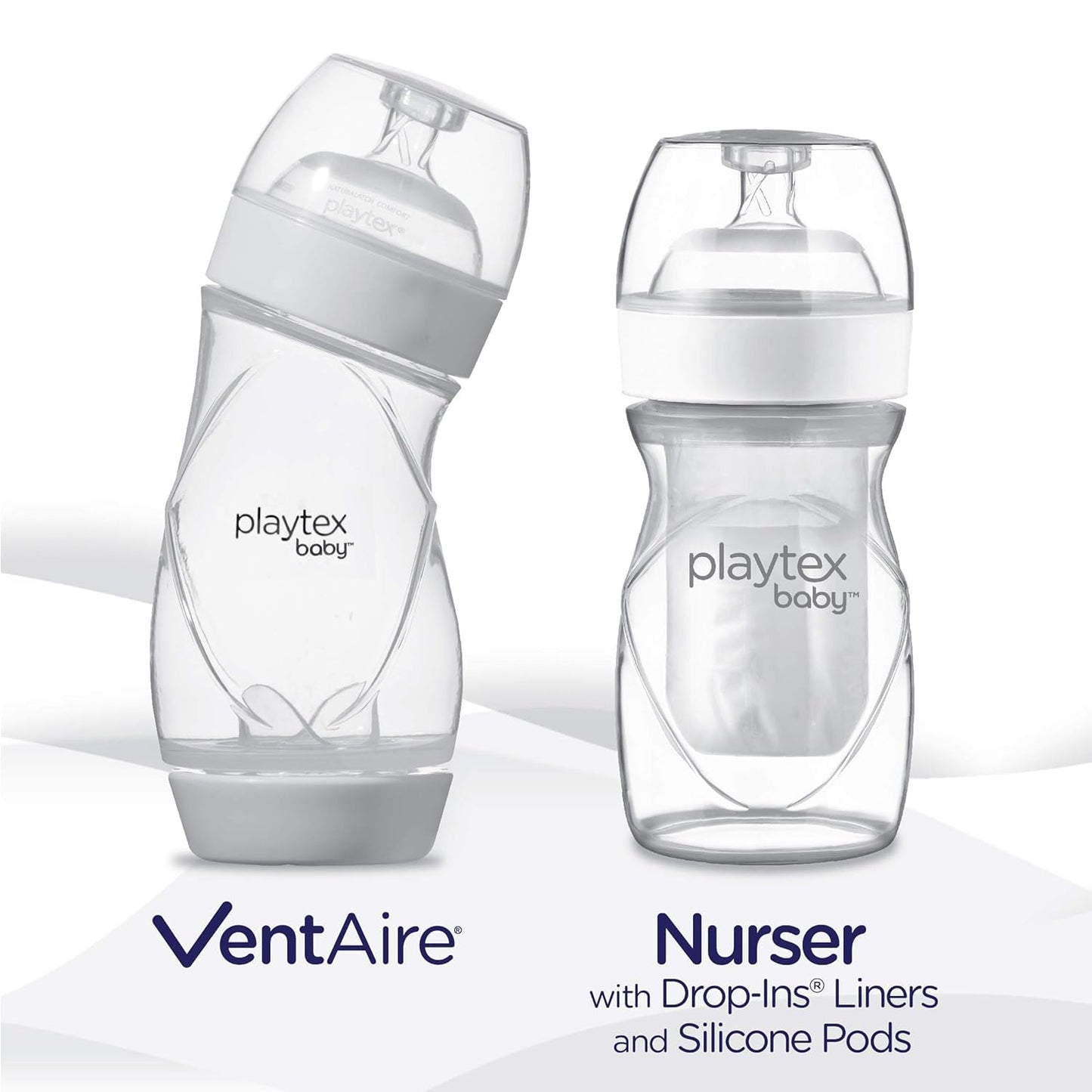 Playtex Tetina Natural Latch Flujo Rápido, Paquete de 2 Piezas