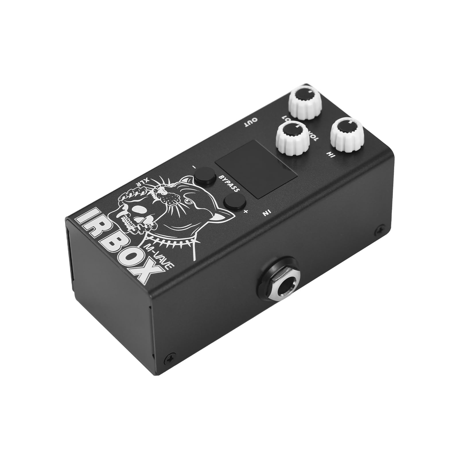 Pedal de Efectos M-VAVE Negro con Cabina IR para Guitarra