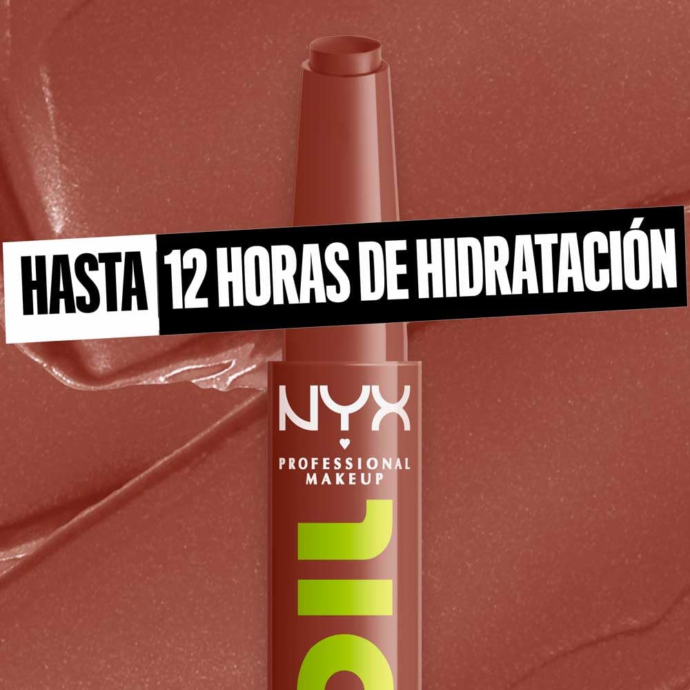 NYX Professional Makeup, Fat Oil Slick Stick, Brillo de Labios, Link in My Bio