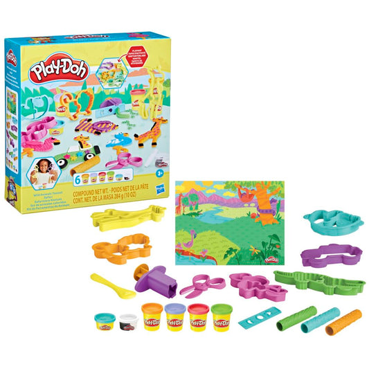 Set de Animales Coloridos Play Doh para Niños y Niñas