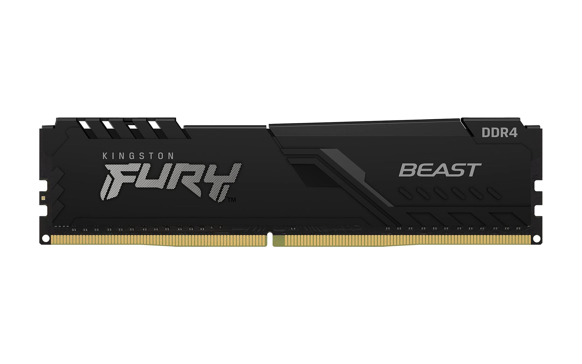 Kingston Fury Beast DDR4, Memoria Gamer Para PC, Capacidad: 16GB Kit (2x8GB), Frecuencia: 3200Mhz, Latencia: CL 16, Factor de Forma: DIMM 288-Pin, Color: Negro, Numero de Parte: KF432C16BBK2/16