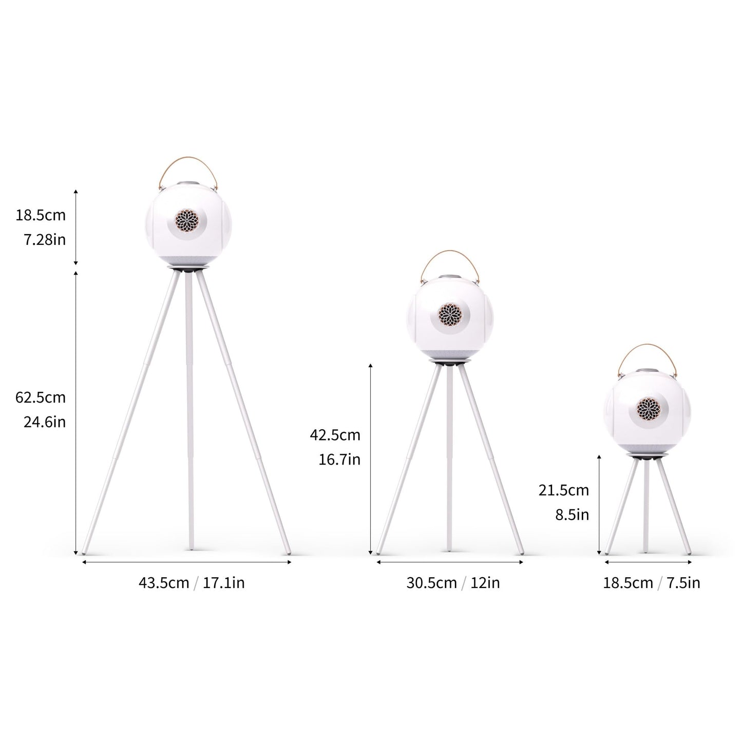 UB+ dB1 - Altavoz Bluetooth impermeable blanco | Altavoces portátiles con sonido Hi-Fi de 40 W, graves profundos, 20 horas de reproducción, resistente al agua IPX5 y TWS (blanco brillante)