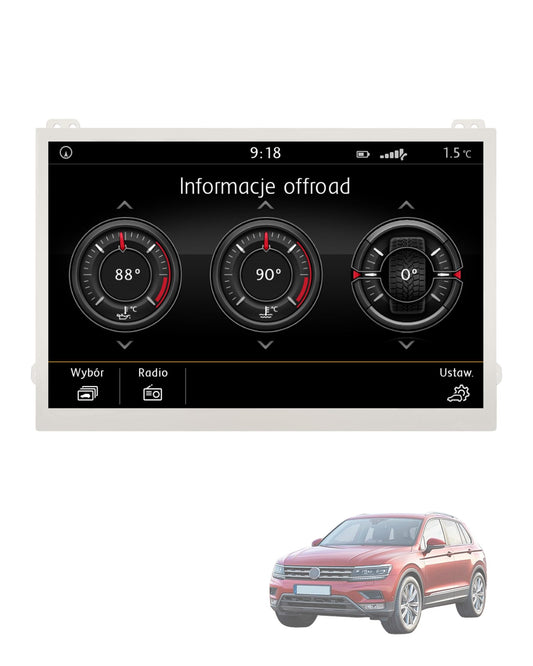 Visualización Táctil Digitalizador LCD para VW/Skoda Multimodal Navegación 682 Multimedia