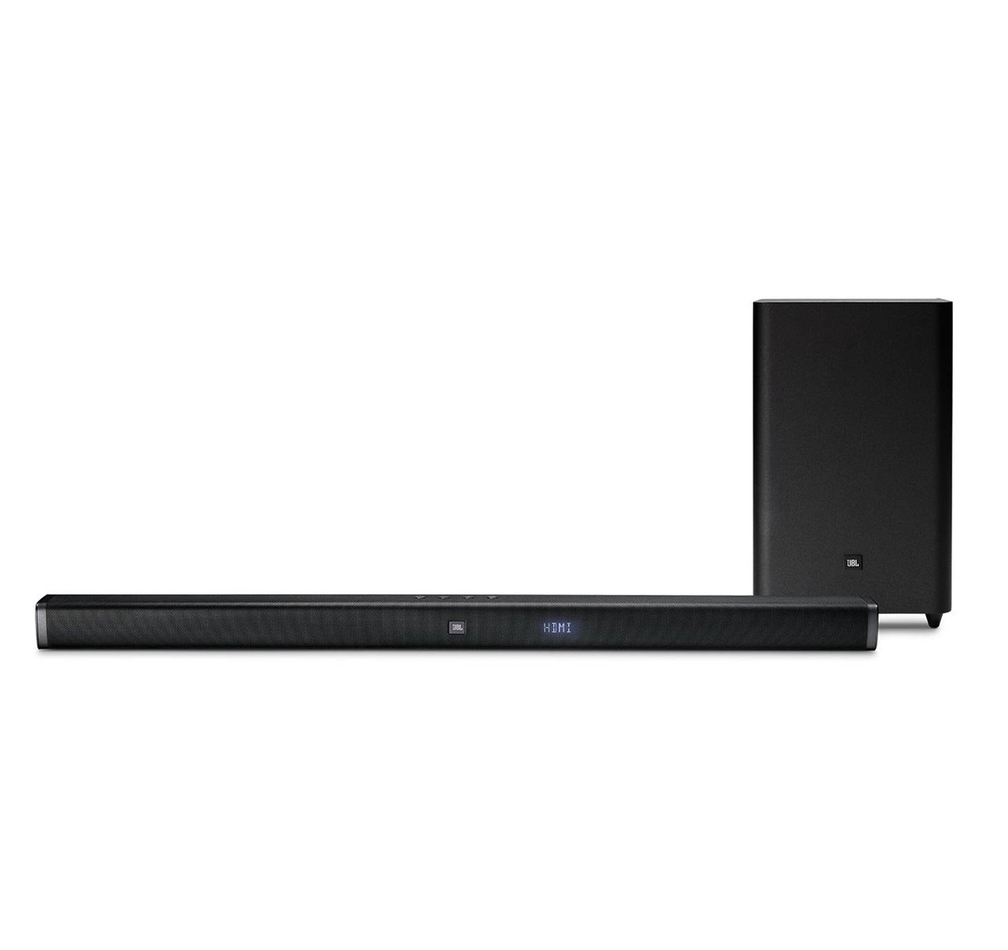 Barra de sonido JBL 2.1 Canales con Subwoofer inalámbrico negro