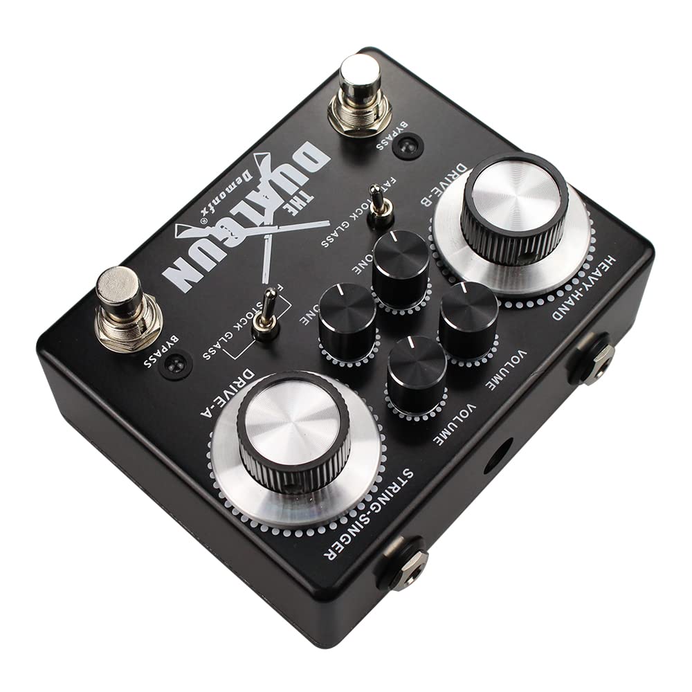 Demonfx Dual Gun 2 canales Blues/Rock Overdrive numerosas opciones de juego rápido de EE.UU