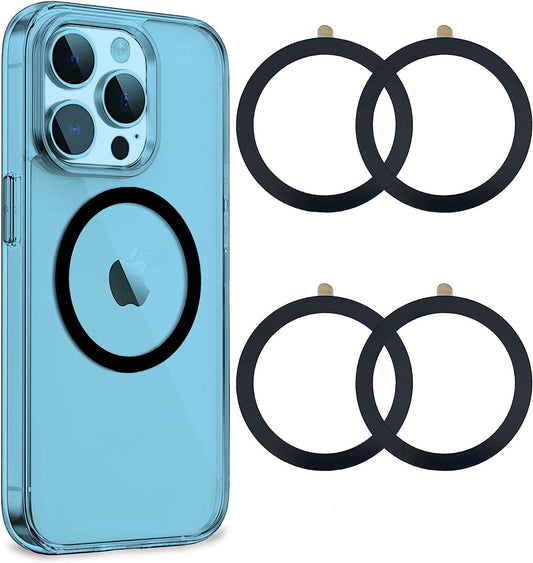 Anillos Magnéticos Universales de Metal para Cargador MagSafe iPhone y Samsung Galaxy