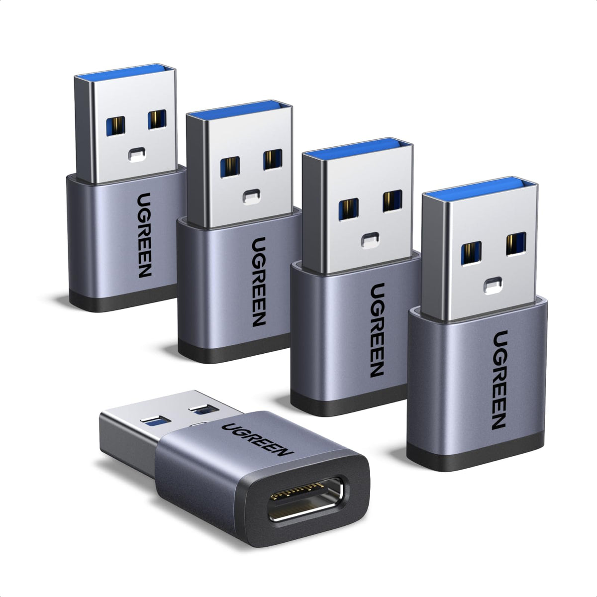 Adaptador USB C UGREEN Negro Paquete de 5 Unidades