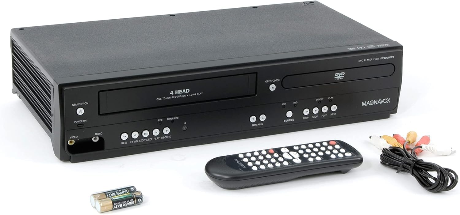 MAGNAVOX DV220MW9 Reproductor de DVD VCR Combo (Reacondicionado)