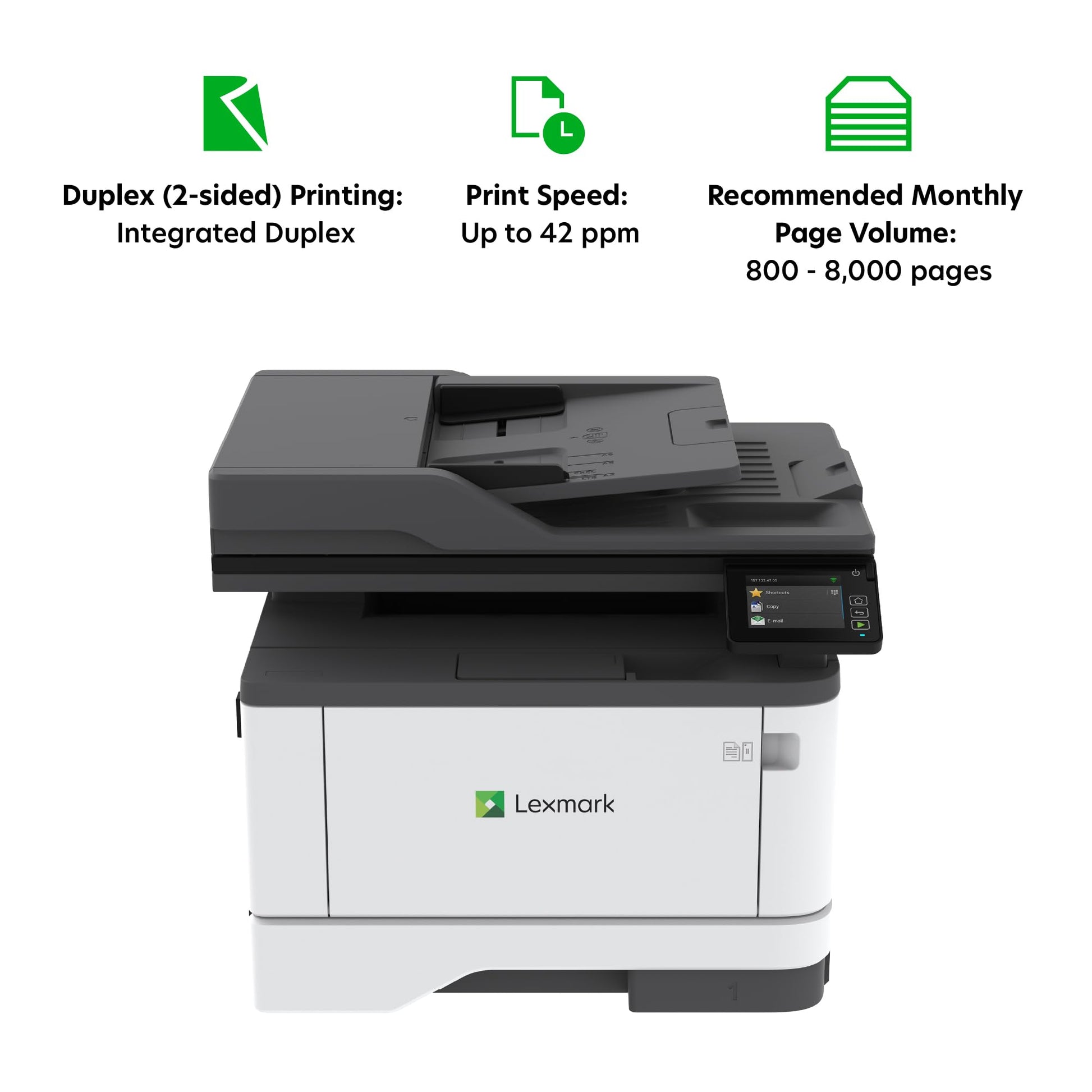 Lexmark MX431adn Impresora multifunción láser - Monocromo