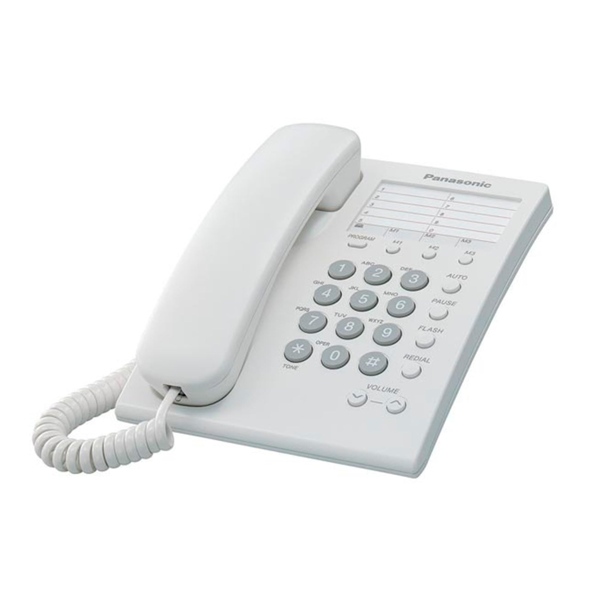 Panasonic KX-TS550MEW Teléfono Fijo de Línea Fija