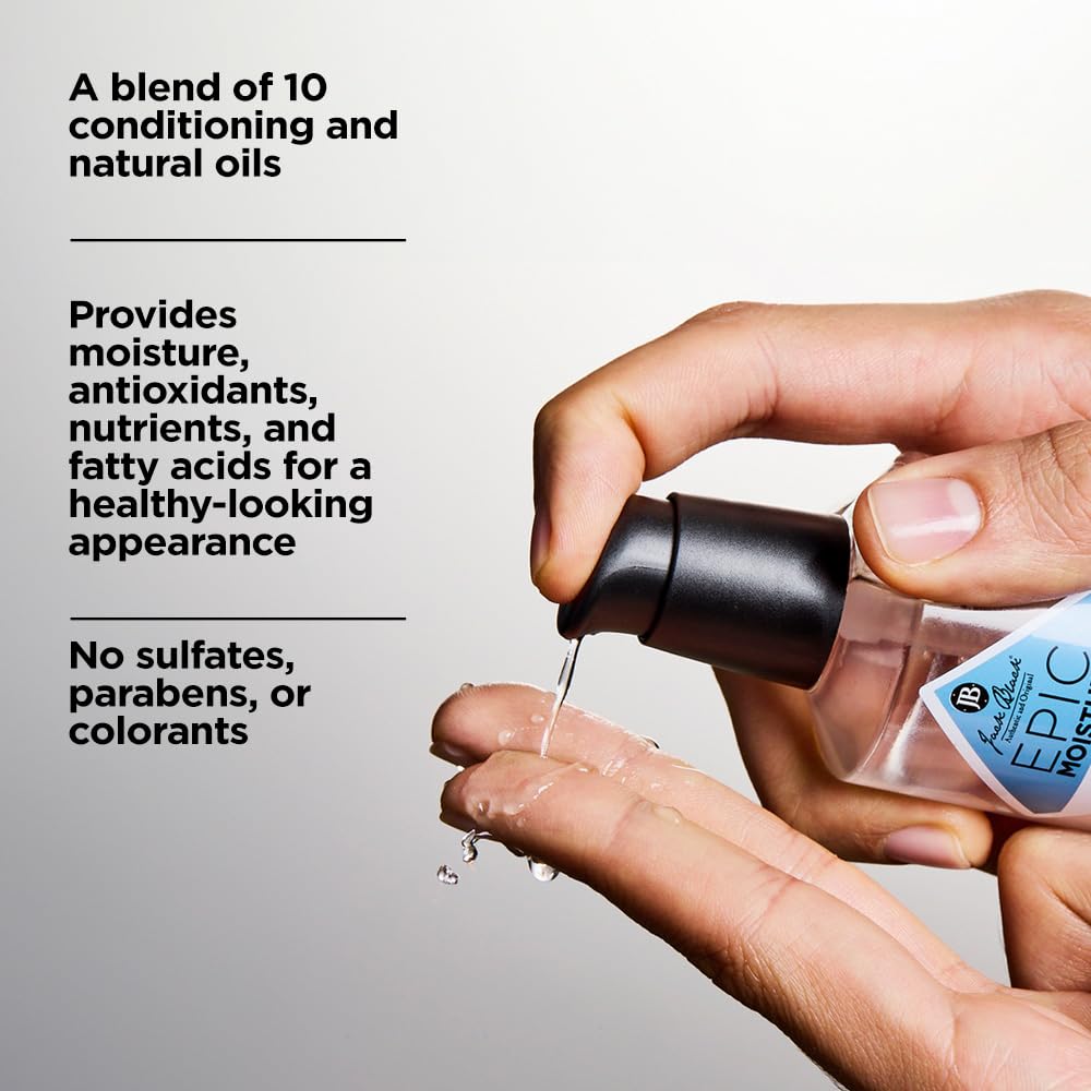 JACK BLACK – MP 10 Nourishing Oil – Argan,Organic Marula and Grape Seed Oils,Moisturizing and Soothing Benefits,Skin & Hair Ointment,Relieves Irritation,Reduces Flakiness,Reinforces Skin Health,2 oz