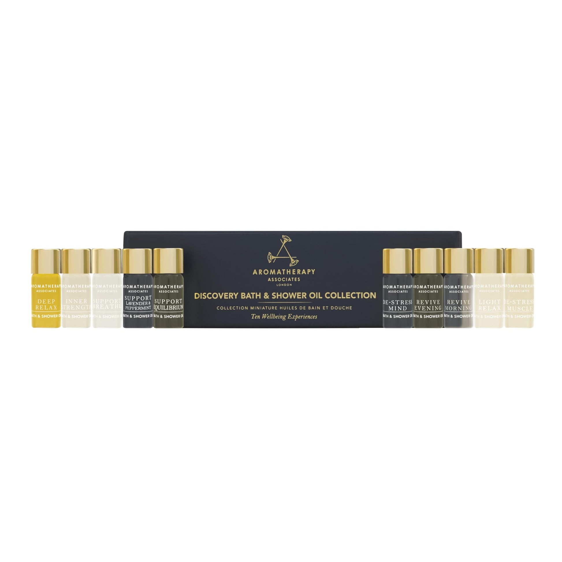 Aromatherapy Associates Miniature Bath And Shower Oil Collection, 10 x 3 ml