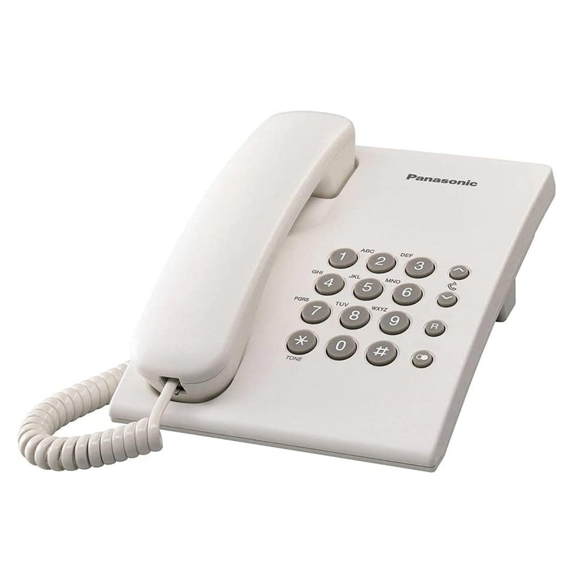 Teléfono Analógico Panasonic Blanco de Escritorio o Pared