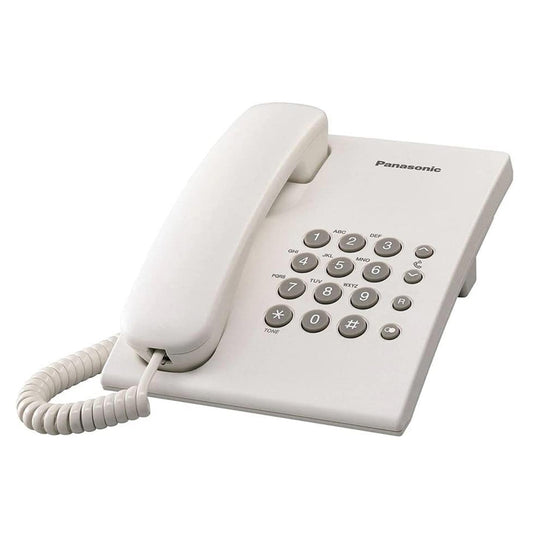 Teléfono Analógico Panasonic Blanco de Escritorio o Pared