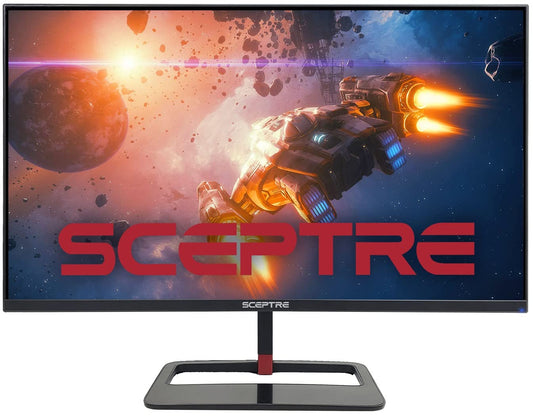 Monitor LED Sceptre Negro Bronce IPS QHD 27 Pulgadas 144 Hz 1 ms Altura Ajustable con Altavoces Integrados