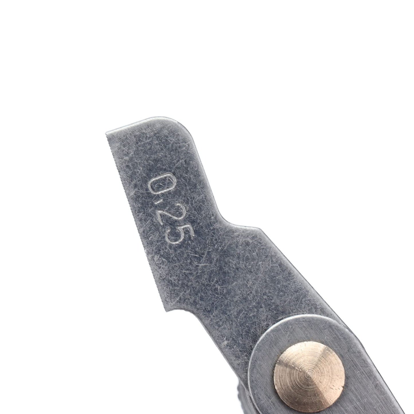 Medidor de Paso de Rosca Acero Inoxidable Plateado para Medición Industrial