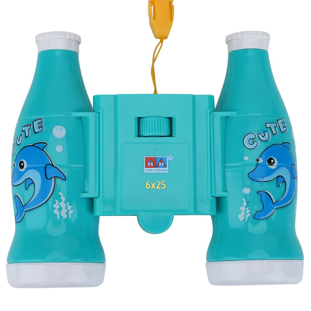 Binoculares VGEBY Azul Compactos de Alta Resolución y a Prueba de Golpes para Niños y Niñas
