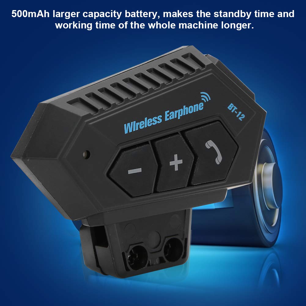 xuuyuu Intercomunicador Bluetooth para Motocicleta, Casco para Motocicleta Auricular Bluetooth 4.1 + EDR CSR8635 Kit de Sistemas de comunicación con Auriculares Manos Libres de reducción de Ruido