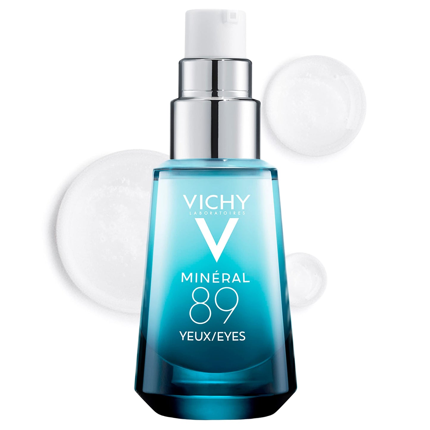 Vichy Mineral 89 probiotic fractions: serum regenerador & reparador para piel estresada + Minéral 89 Contorno de Ojos - Gel con Ácido hialurónico y Cafeína pura