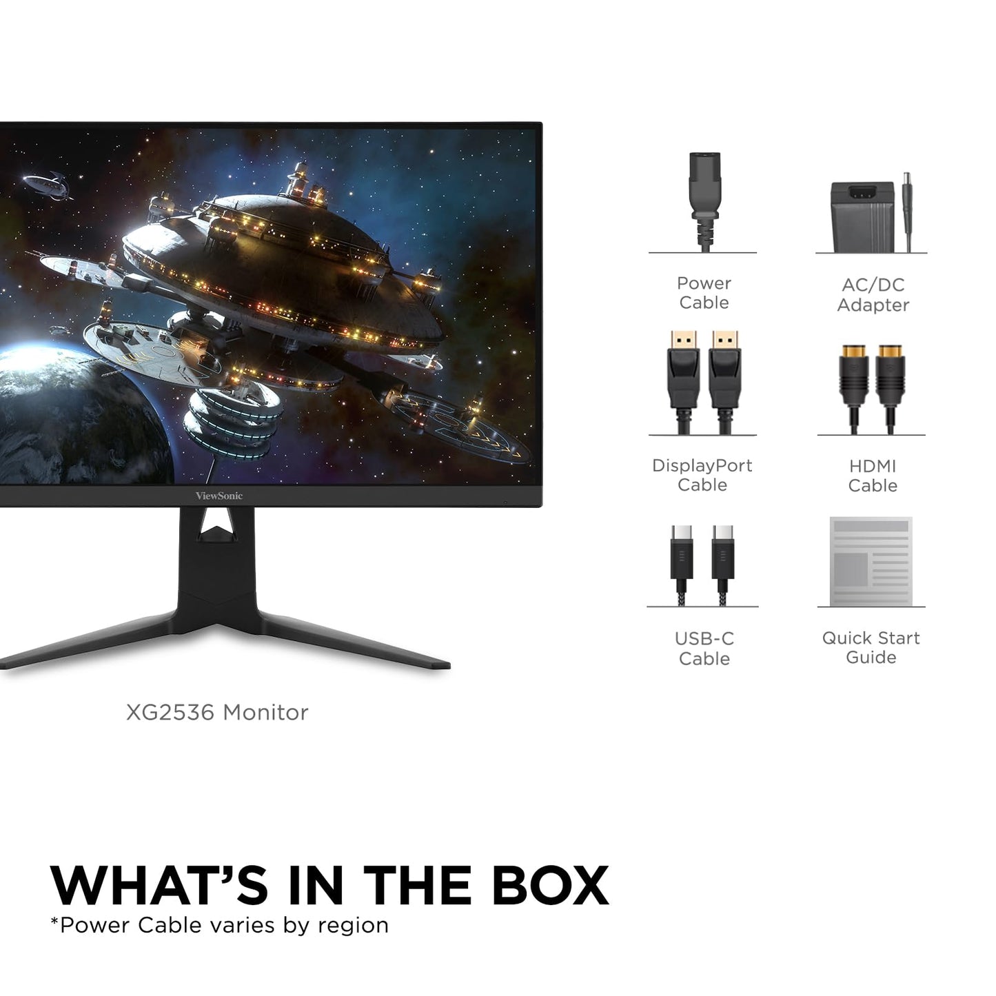 Monitor Viewsonic 25" IPS FULLHD Negro 280Hz con AMD FreeSync Premium y RGB