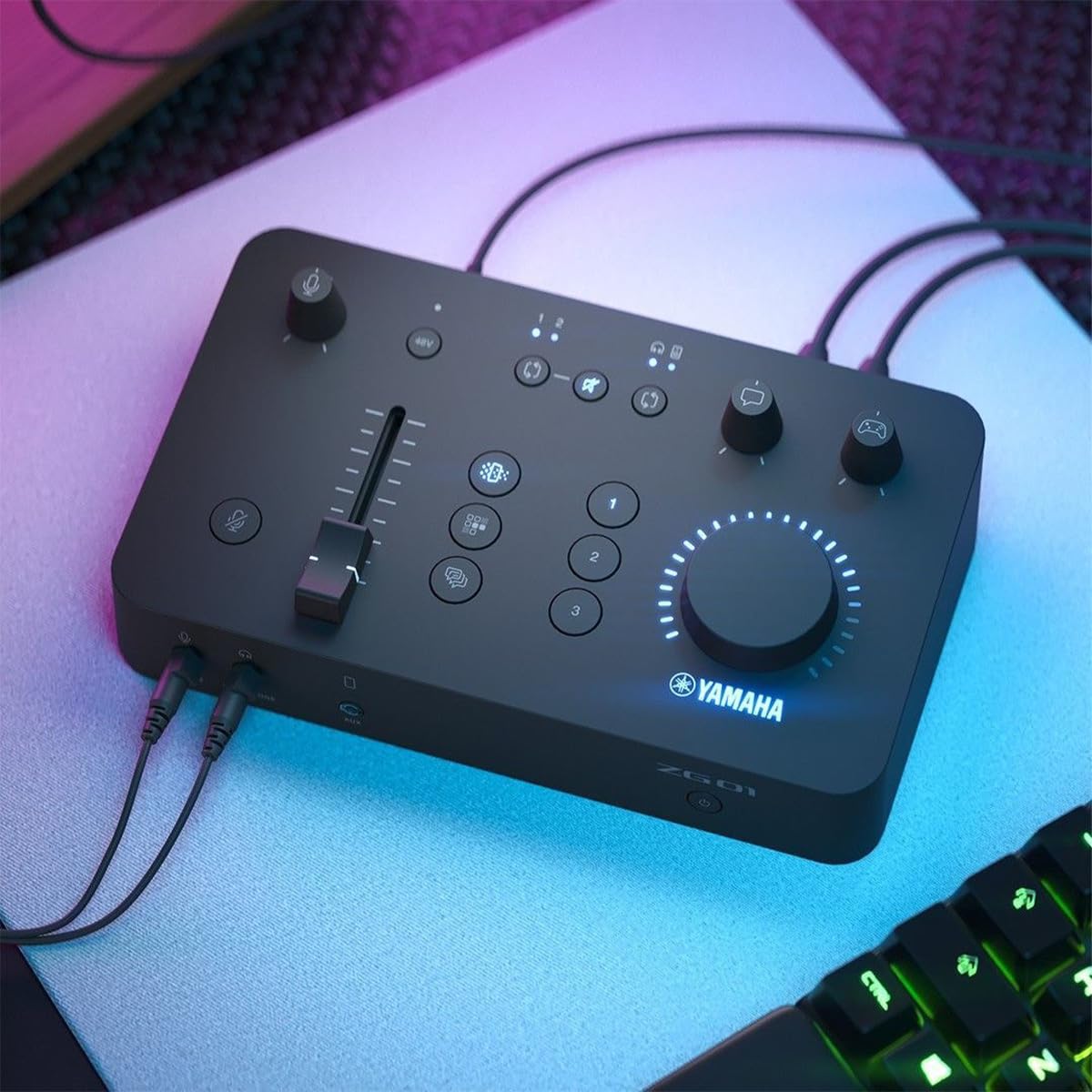 Mezclador de Audio Yamaha ZG01 Negro para Streaming de Juegos