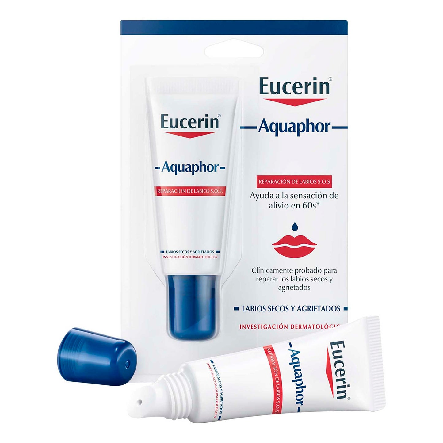 Eucerin Aquaphor SOS- Reparador De Labios , 10 ml