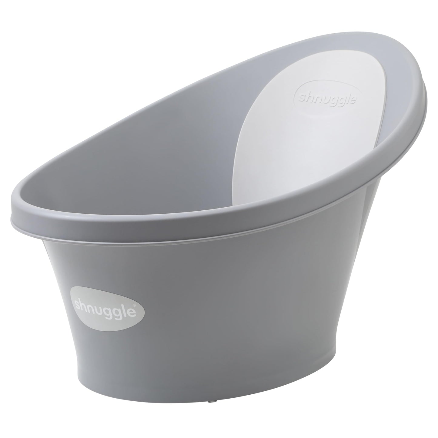 Combo Tina + Base 0 A 12 Meses para Bebé Tina para bebé de 0 a 12 meses + Soporte de Tina Varios Colores con Tapón (Gris)
