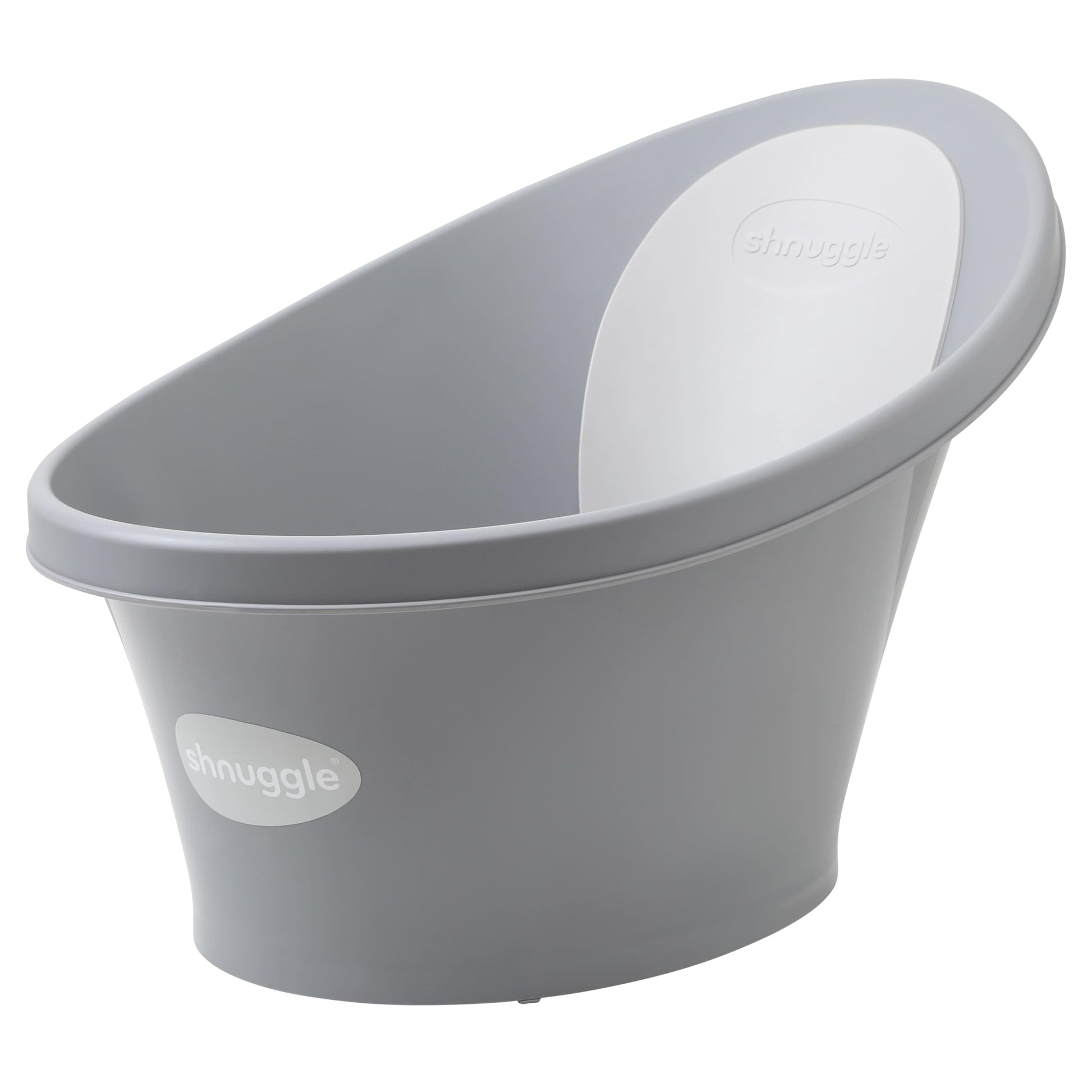 Combo Tina + Base 0 A 12 Meses para Bebé Tina para bebé de 0 a 12 meses + Soporte de Tina Varios Colores con Tapón (Gris)