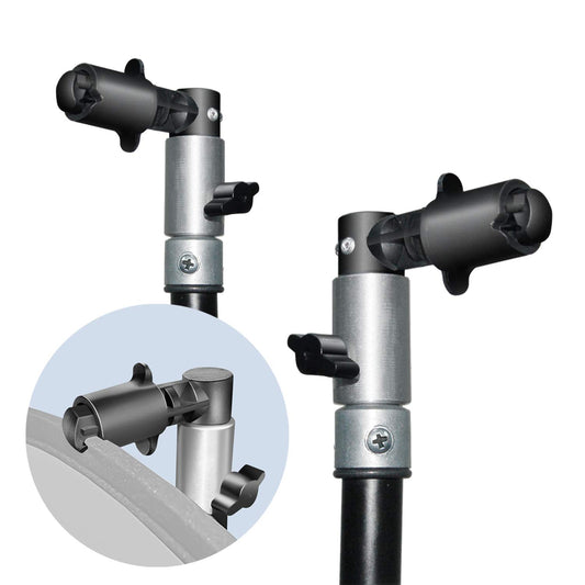 LimoStudio [2-Pack] Portable Photography Background and Reflector Disc Holding Clip, Light Reflector Holder Clamp, Mountable on Light Stand Tripod, for Photo and Video Studio, AGG2