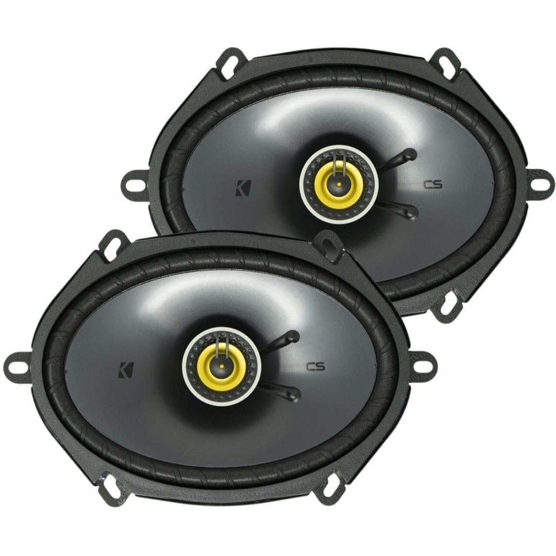 Kicker 46CSC684 Car Audio 6x8 5x7 Coaxial Full Range Stereo Speakers CSC68
