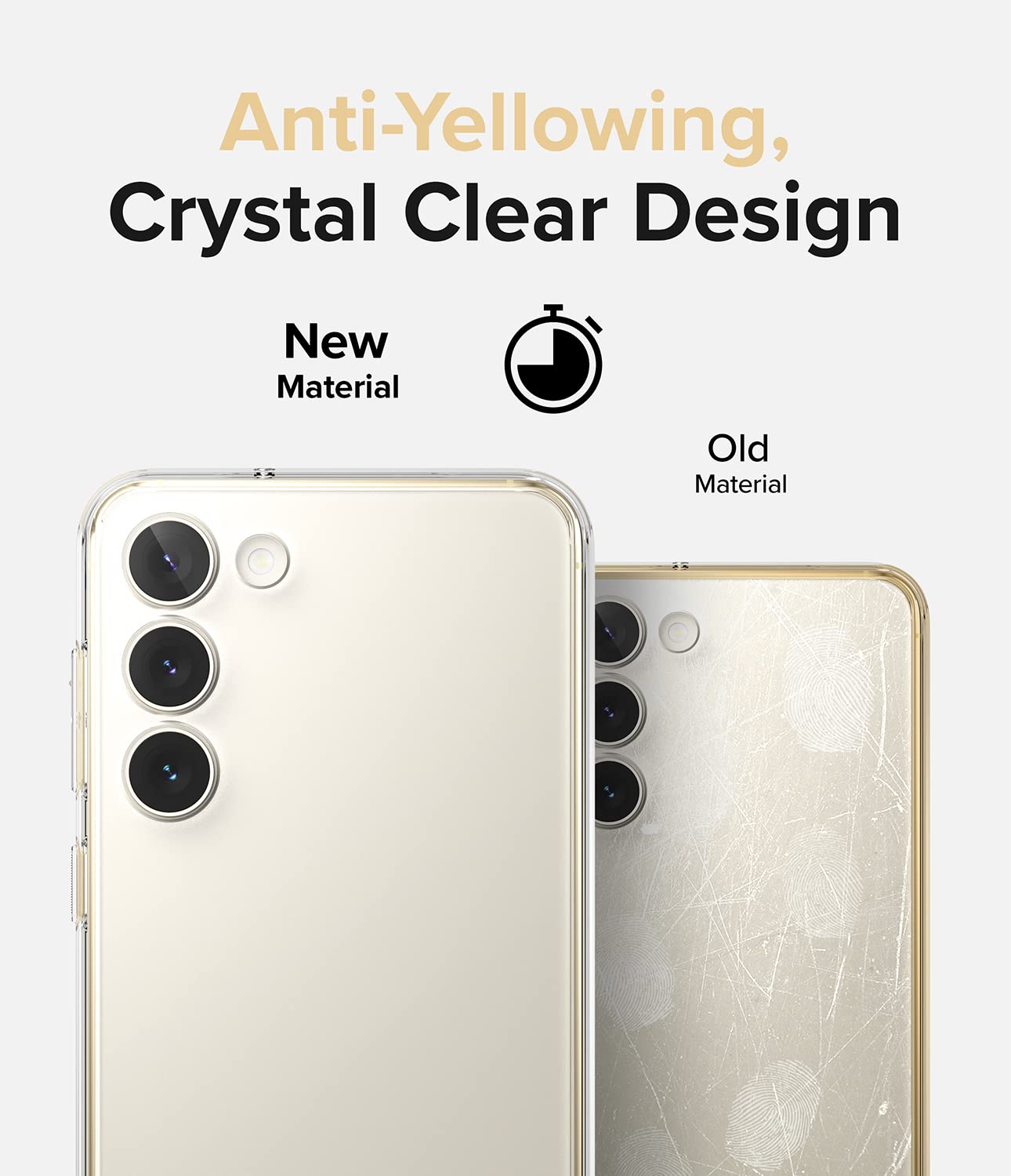 Funda Ringke Fusion Mate Translúcido Antihuellas para Samsung Galaxy S23 5G
