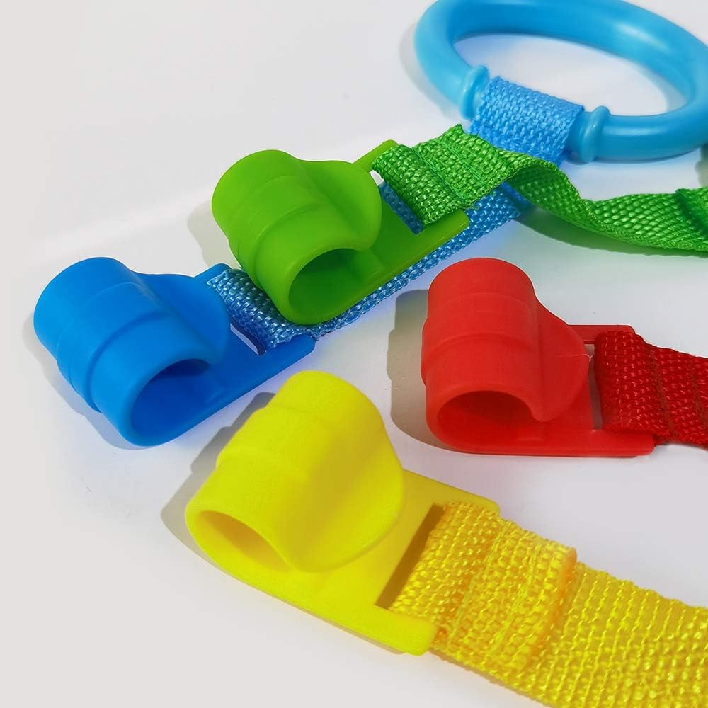 Anillos para Cuna de Bebé Clips de Mano Extraíbles Educativos para Niños Pequeños
