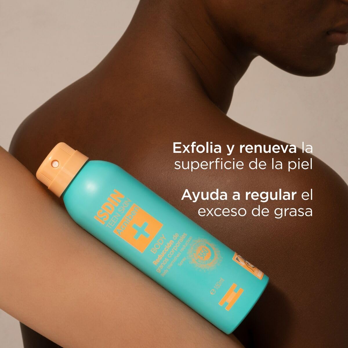 ISDIN Acniben Spray Corporal de Secado Rápido para la Reducción de Granos Corporales - 1 x 150 ml