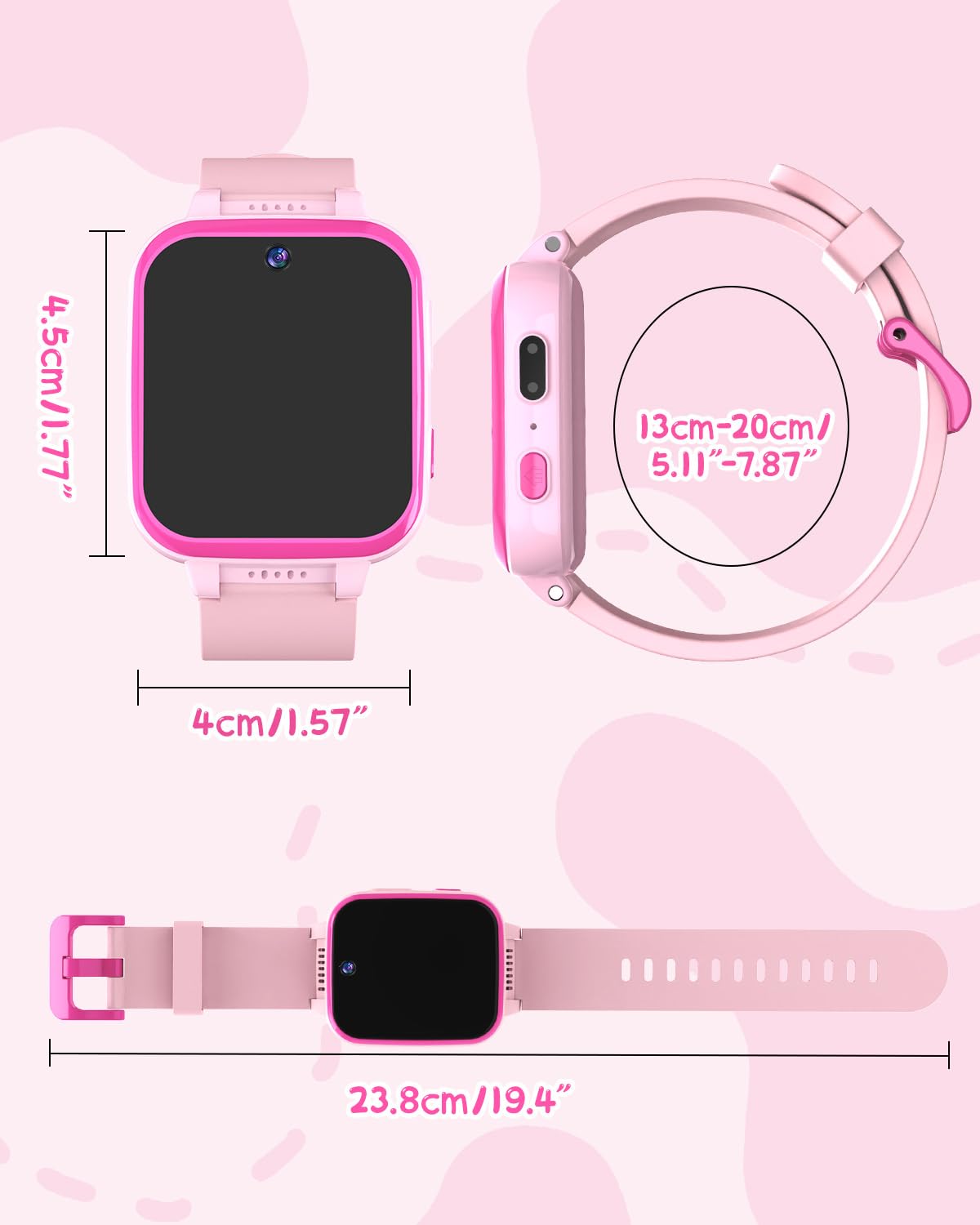 Reloj Inteligente para Niños con Pantalla HD 1.54 Pulgadas