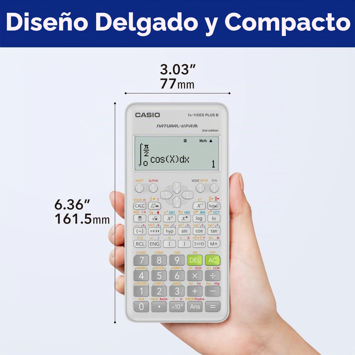 Calculadora Científica Casio Blanca Modelo FX-115ESPLSB-WA-IT
