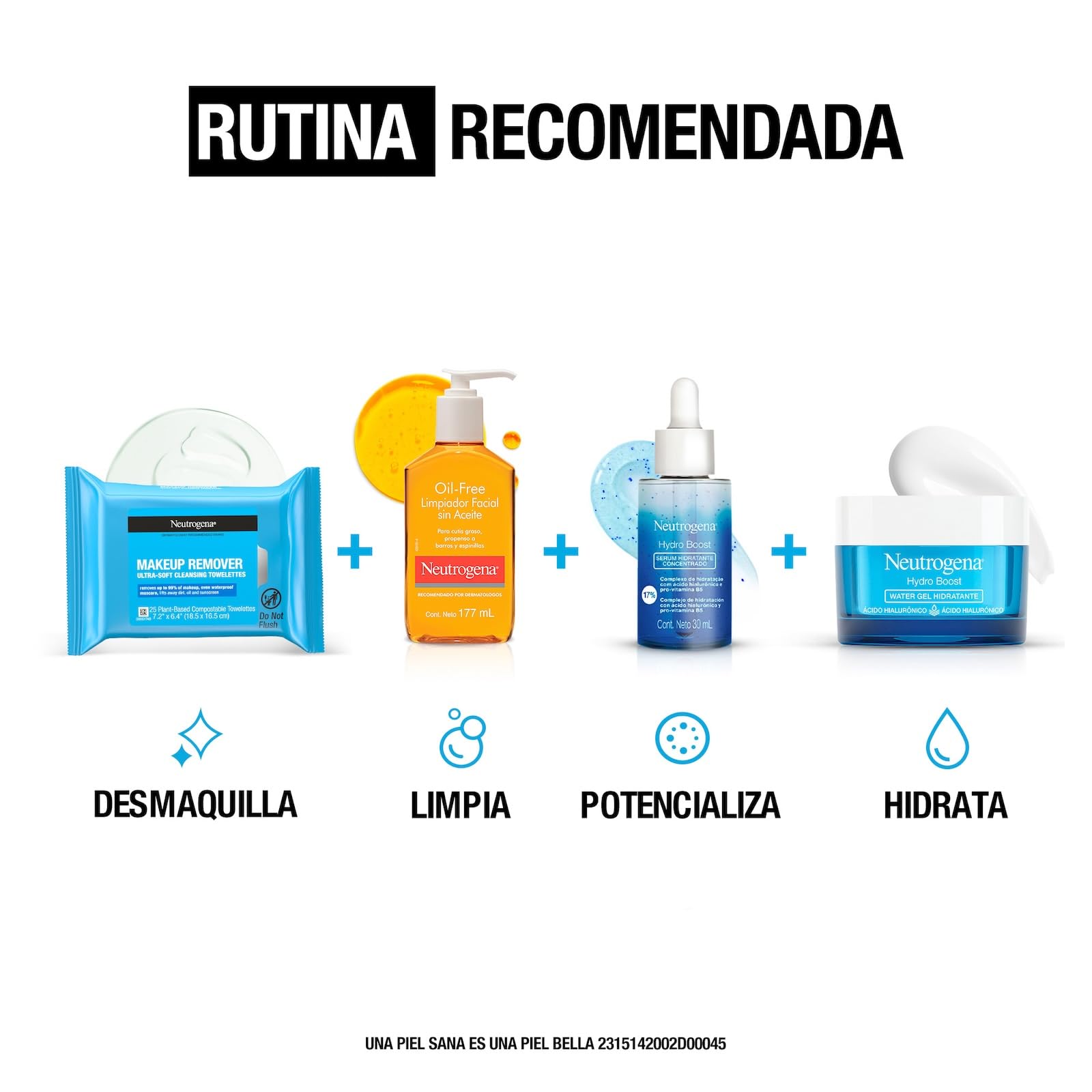 Toallitas desmaquillantes Neutrogena 25 pzs