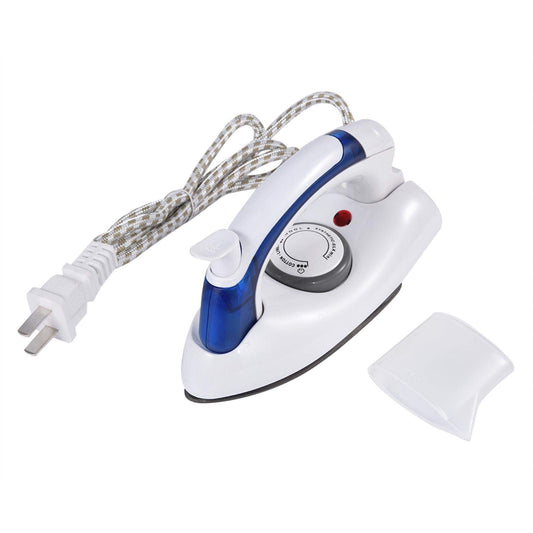 Hztyyier Mini Plancha de Vapor para Ropa, Plancha de Viaje de Vapor de Mano Plegable, Control de Temperatura, Calentamiento Rápido, Planchado en Seco Y Al Vapor(US Plug)