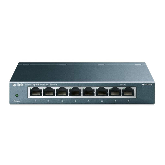 TP-Link TL-SG108 Switch de Escritorio, 8 Puertos 10/100/1000Mbps