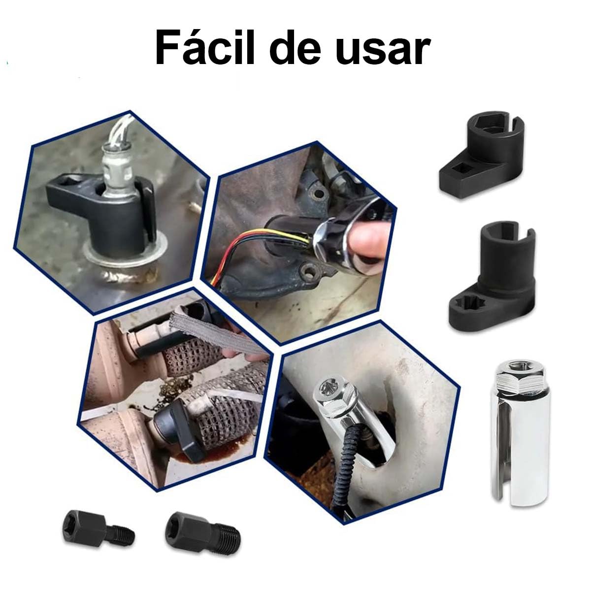 Herramienta de Extracción del Sensor de Oxígeno, Kits de Sensor de Oxígeno para Automóviles Genéricos