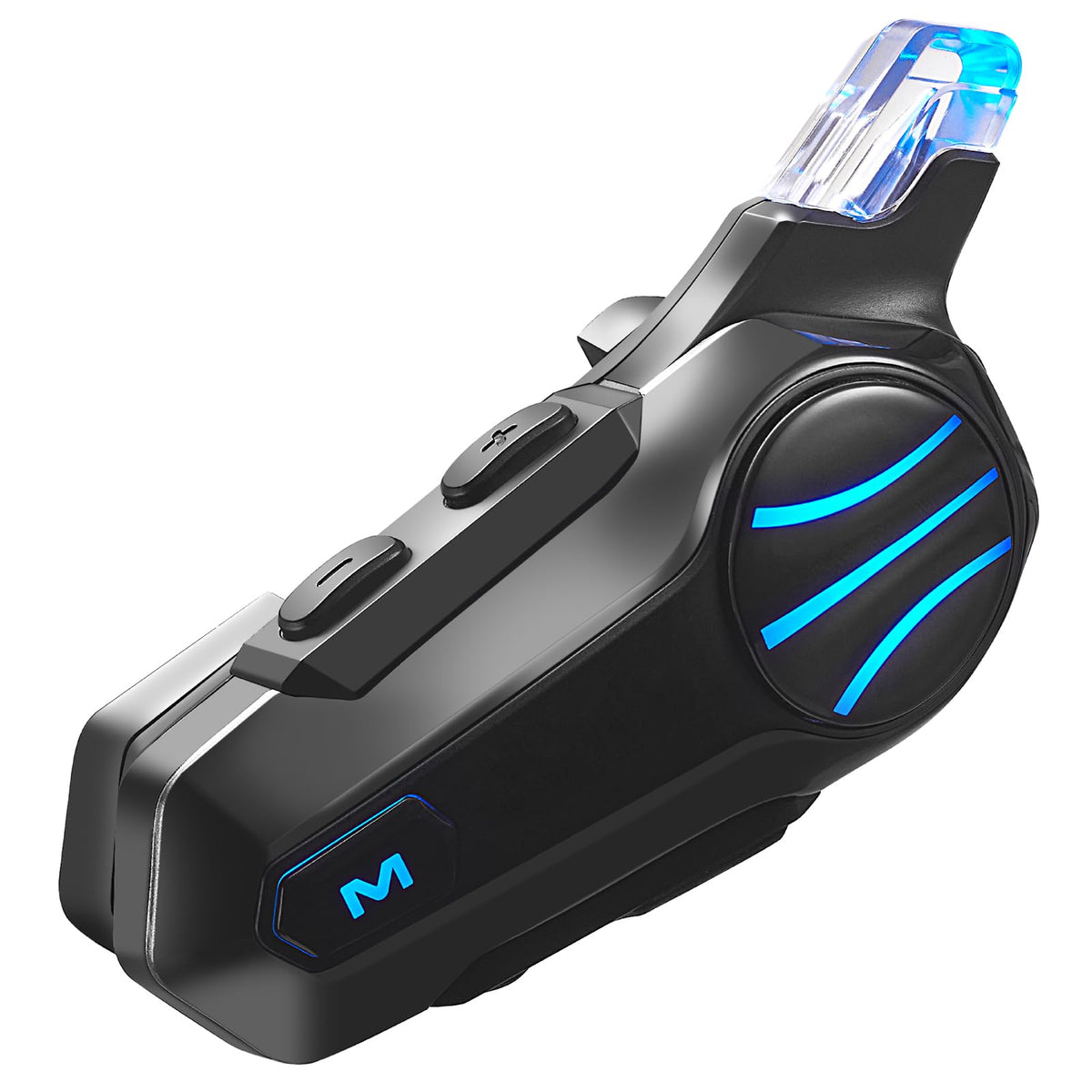 Casco de Motocicleta Bluetooth V5.4 Impermeable con Intercomunicador y Cancelación de Ruido