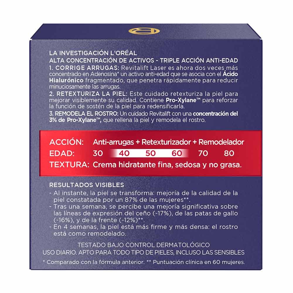 L'Oréal Paris Age Perfect + Revitalift – Cremas de Día Antiarrugas 2x50 ml