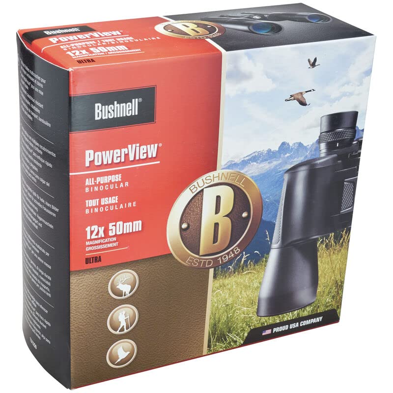 Bushnell - Binoculares gran angular Powerview 12x50