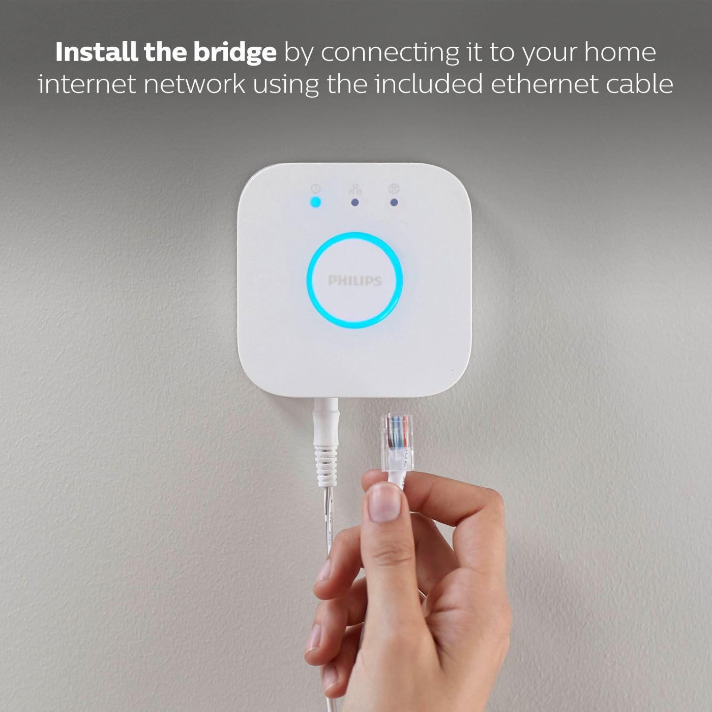 Extensión de Tira de Luz Inteligente Philips Hue Multicolor Versión 4 Compatible con Alexa para Interiores 1M
