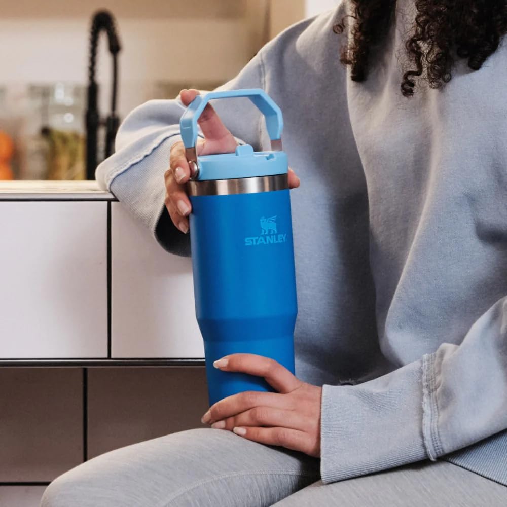 Termo Acero Inoxidable Stanley Azure Popote Abatible